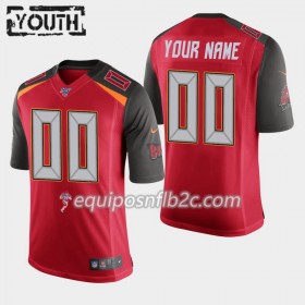 Camiseta Niño NFL Tampa Bay Buccaneers Personalizar Nike Rojo I 100th